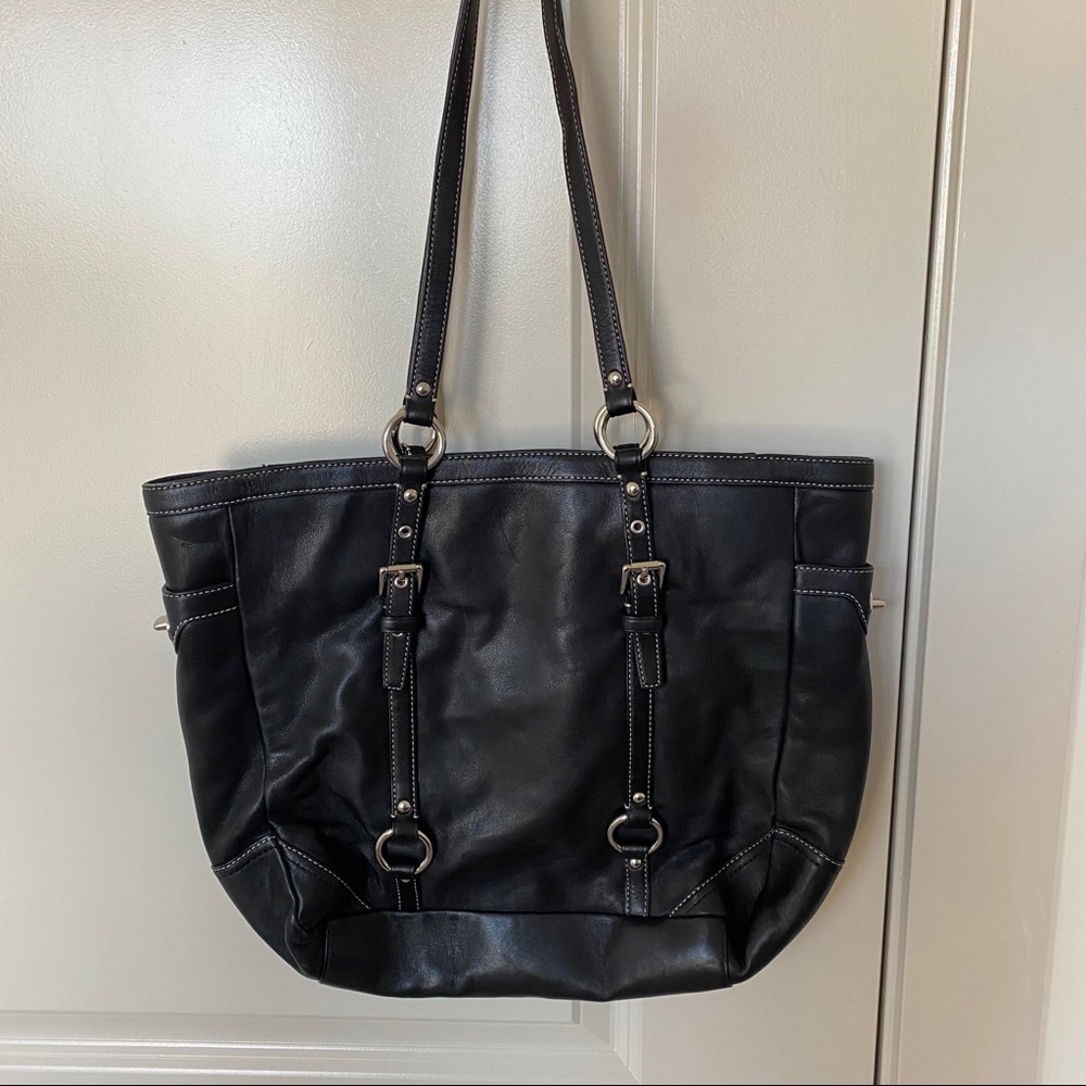 COACH genuine leather tote - Picture 6 of 10